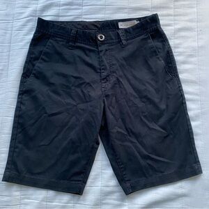 Volcom Black Flat-Front Men’s Shorts